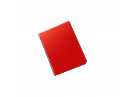 Pořadač PP A5 4kr. Lines červená