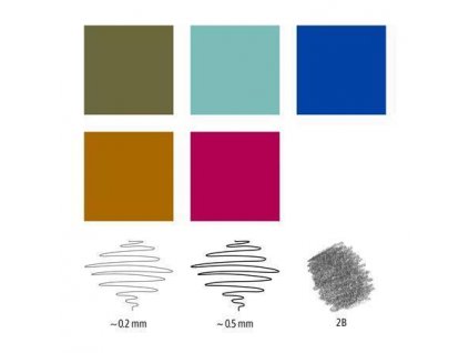 Kreativní sada "Design Journey Boho Style", papír, STAEDTLER 61 DJT3