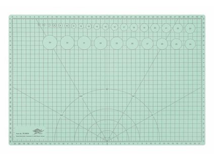 Řezací podložka, skládací, A3/A4, zelená, WEDO
