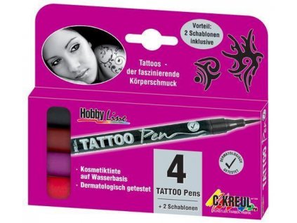Sada Tetovací fix "Tattoo Pen Set" 4 ks, KREUL