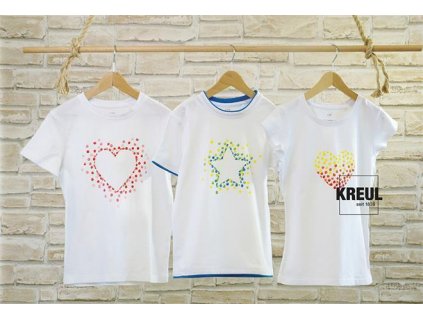 Sada prstových barev na textil "MUCKI" 4 barvy 150 ml, Hobby Line, KREUL