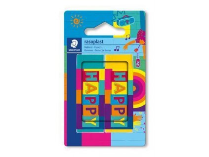 Pryž "Rasoplast 526 B20 Happy", mix barev, STAEDTLER, 526B2BK2HA