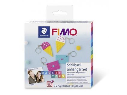 FIMO Soft Sada DIY Přívěsek na klíče BFF