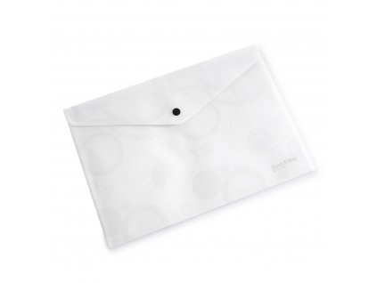 Psaníčko s drukem A4 Black and White bílá