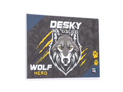 Desky na číslice vlk