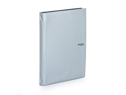 KARIS A4 PVC Metallic stříbrná