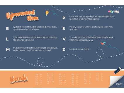 Podložka na stůl I. stupeň-oboustranná