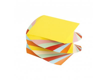 Kockatomb szines csavart 9x9x6cm 600 lap BLUERING i63909