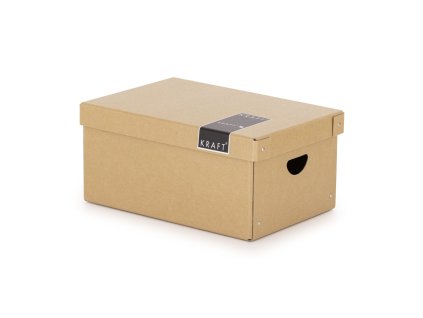 Krabice lamino velká KRAFT nature