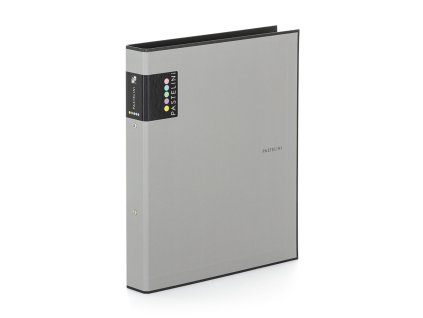 Pořadač A4 lamino R25-2kr. PASTELINI šedá