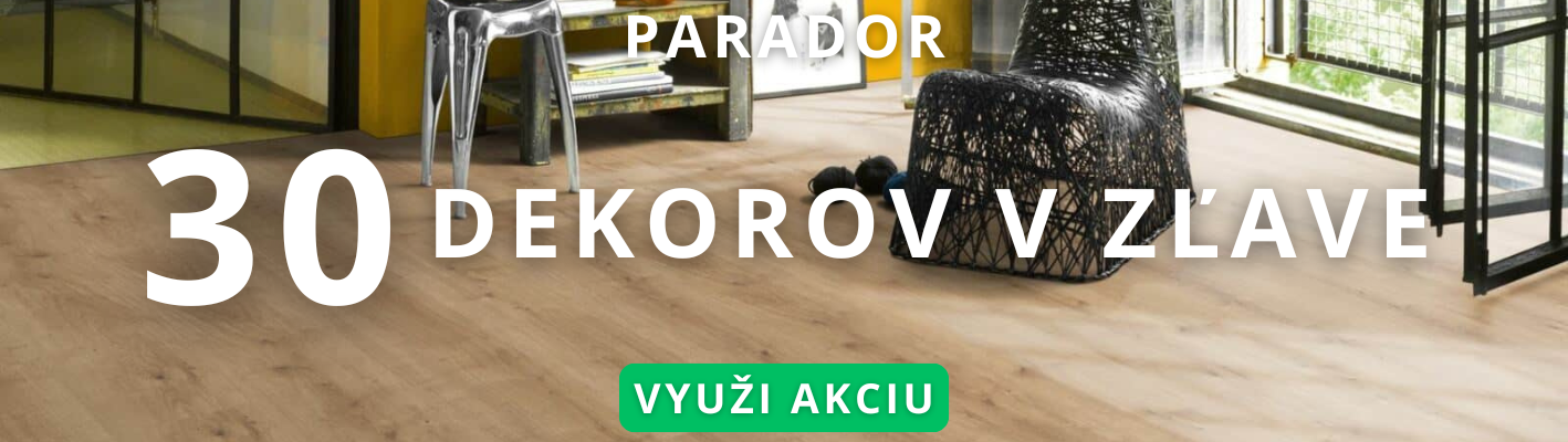 Akcia na podlahy PARADOR