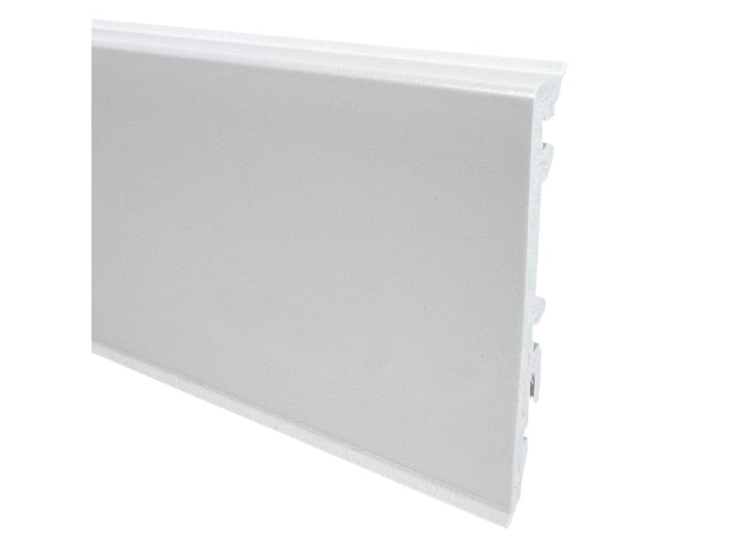 11654 2 soklova lista pvc cezar masterline 80 biela ral9003