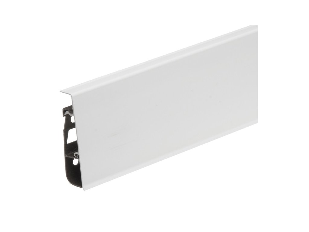 Soklová lišta PVC Cezar Hi Line PRESTIGE 75 - Biela RAL9003