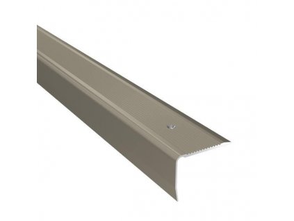 Profil AL schodový 40 x 30 mm - elox Titan A3, skrutkovací, dl. 2,4m