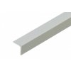 Profil AL rohový 10 x 10 mm, elox Striebro 01, dl. 2m