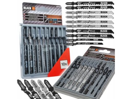 black 10db fa szurofureszlap keszlet egyenes ivelt vagashoz tokban 43400 4