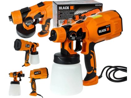 BLACK elektromos festekszoro pisztoly 600w 800ml 22452 1