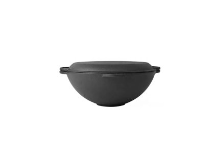 Litinový wok s poklicí 3v1, 37cm Perfect Home