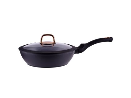 Pánev s poklicí 28cm černá Perfect Home
