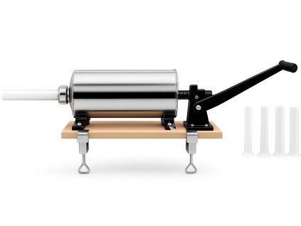 Horizontální plnička na dělohy a klobásu o objemu 4kg Perfect Home