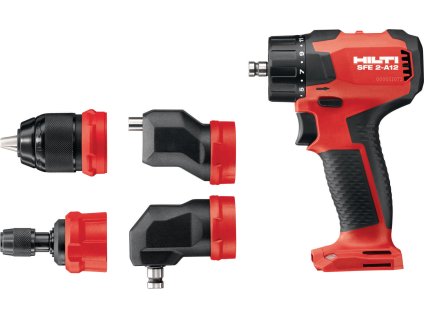 Multifunkčný akumulátorový skrutkovač s vymeniteľnými skľučovadlami SFE 2-A12