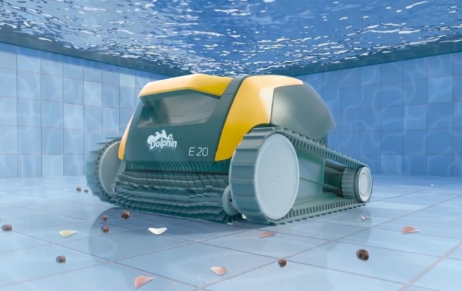 Predstavujeme robotický vysávač bazénov Maytronics Dolphin E20