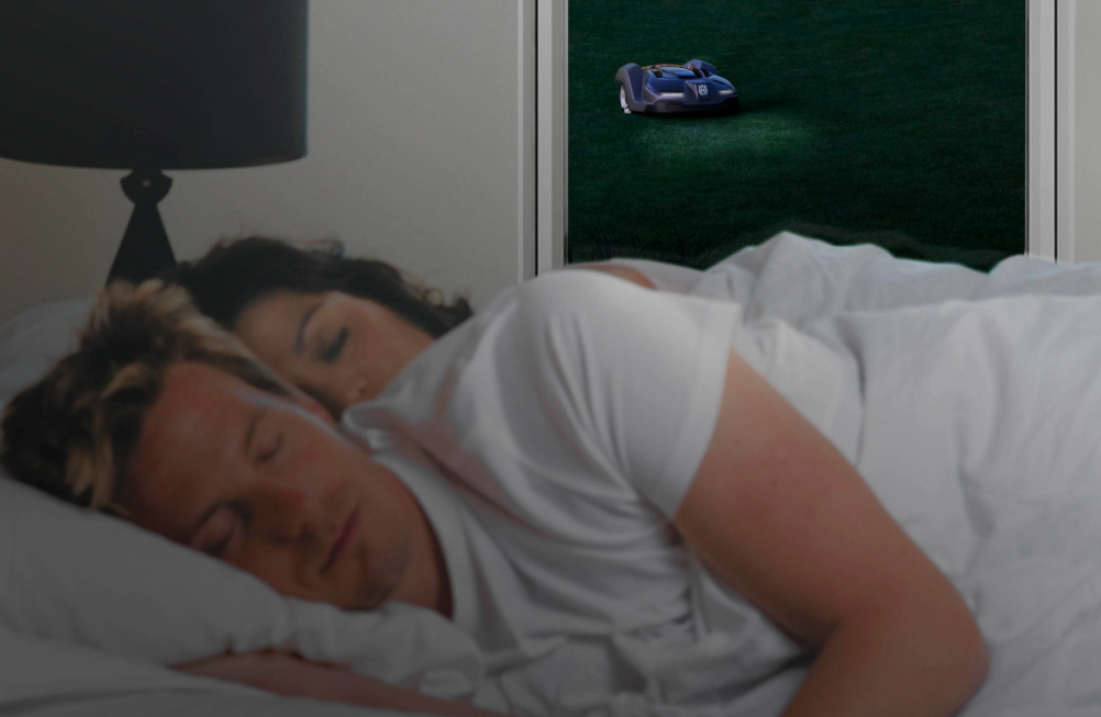 Automower 305 má tichý chod