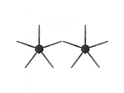 Roborock bočná kefka pre série E4/E5/S5/S6/S7/Q7/Q5Pro - čierna 5-ramenná - 2 ks