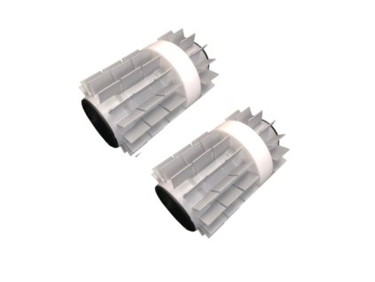 maytronics 99966041 kit 2 pz spazzola combinata termofusa su cilindro dolphin dettaglio1