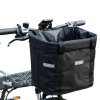 Multifunkčný skladací textilný košík na bicykel