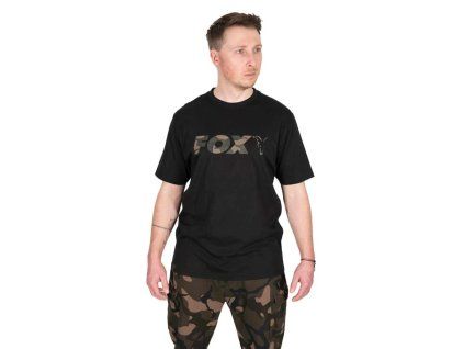 FOX Tričko Camo Logo Black (Velikost M)
