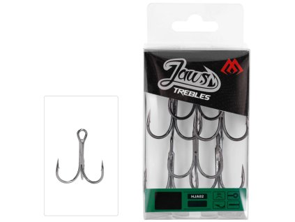 Mikado Trojháčky Jaws (Velikost háčků 14)