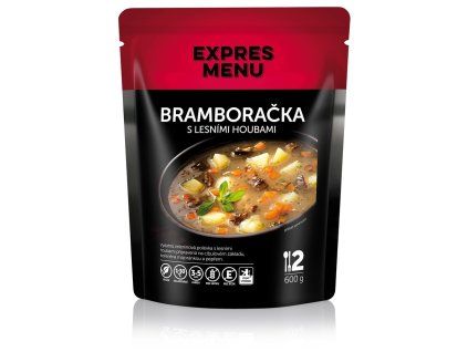 expres menu bramboracka s lesnimi houbami 600 g