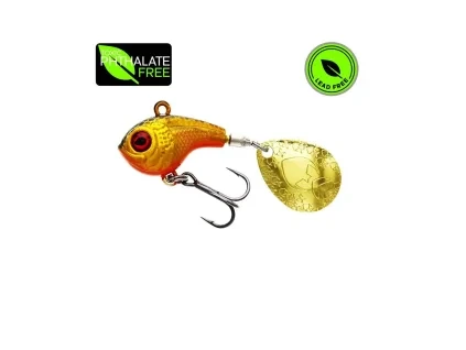 westin dropbite spin tail jig 32cm 12g gold rush