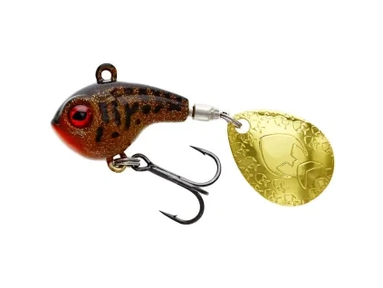 westin dropbite spin tail jig 32cm 12g motoroil burbot
