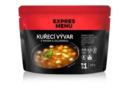 0148e5e3 polevka expres menu kureci vyvar se zeleninou 1 porce