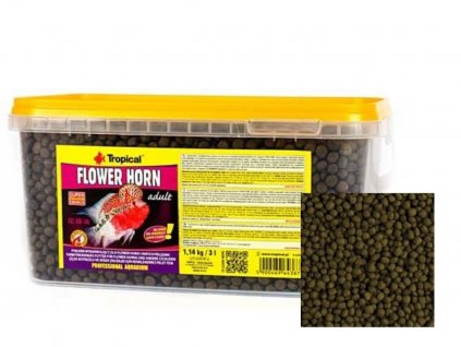 tropical flower horn adult pellet