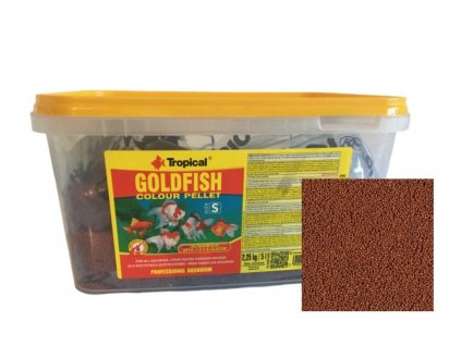 tropical goldfish colour pellet size s