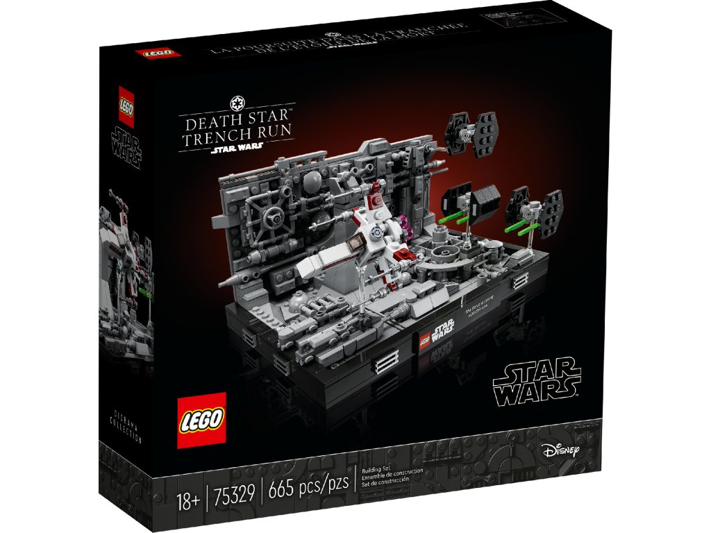 LEGO Star Wars 75329 Útok na Hvězdu smrti – diorama