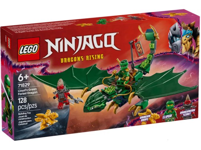 LEGO Ninjago 71829 Lloydův zelený lesní drak