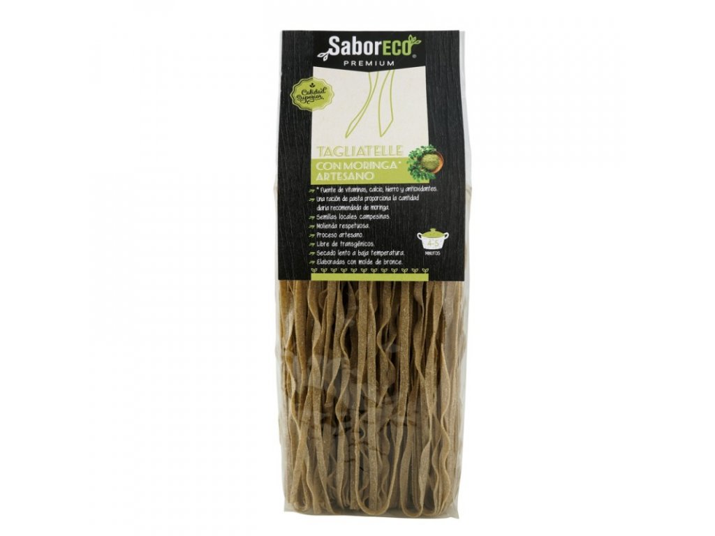 tagliatelle con moringa artesano bio bolsa 250 g