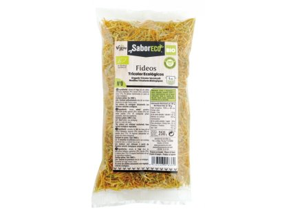 fideos n 0 tricolor bio bolsa 250 g