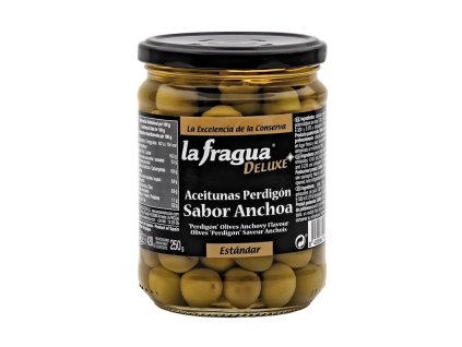 aceitunas perdigon sabor anchoa ii tarro 445