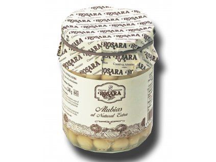 06009 conservas artesanas gourmet legumbre alubia blanca tarro medio kilo rosara