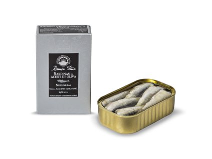 Malé sardinky v olivovom oleji 130 g edícia silver