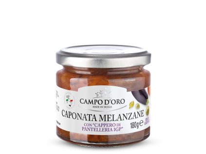 Caponata baklažány S KAPARY 180 g