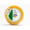 queso curado de cabra de pasta dura con logo