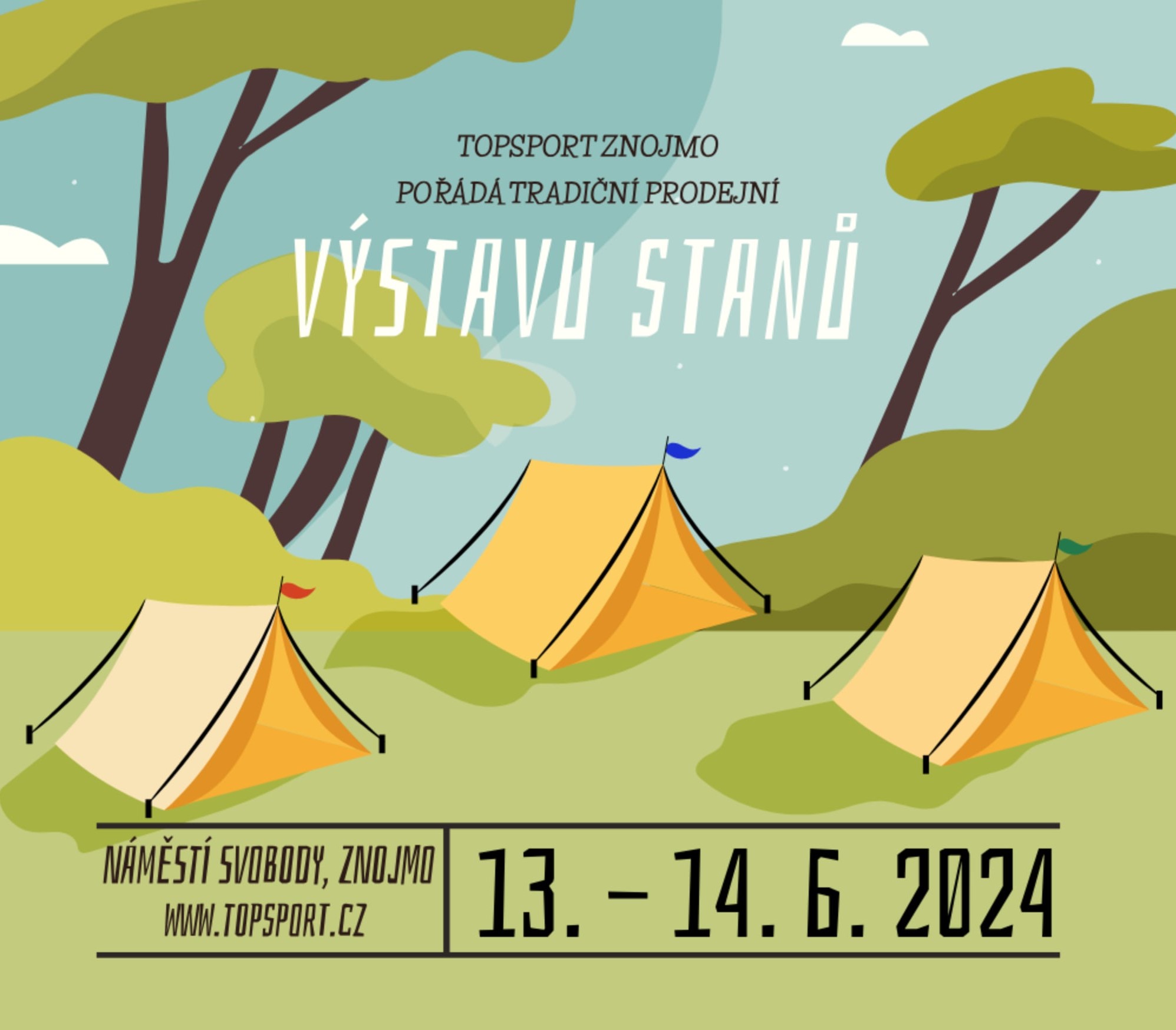 Tradiční prodejní výstava stanů Topsport 2024
