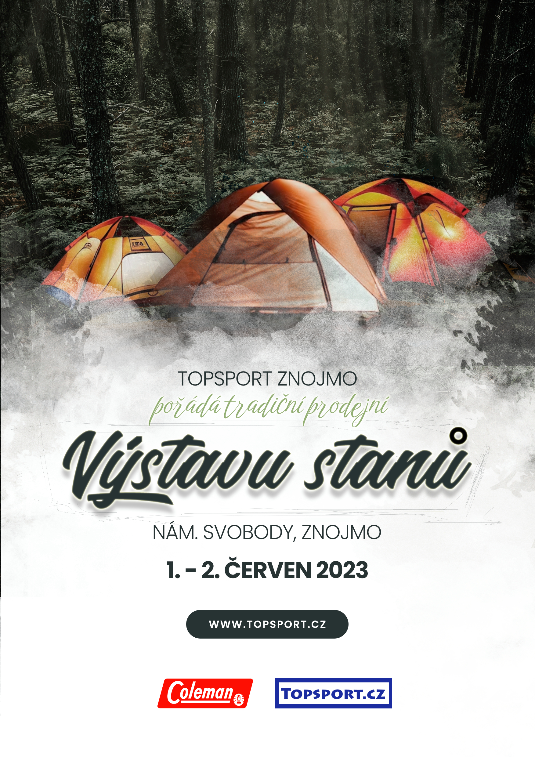 Tradiční prodejní výstava stanů Topsport 2023