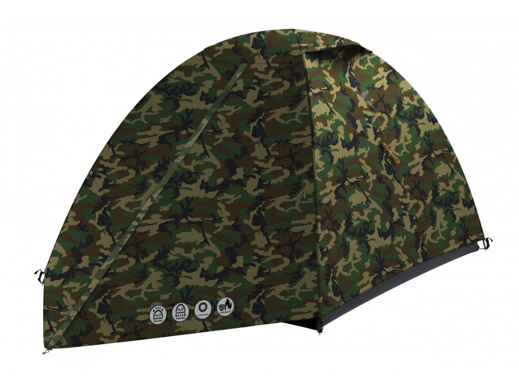 Husky Stan Outdoor Bizam 2 army zelená